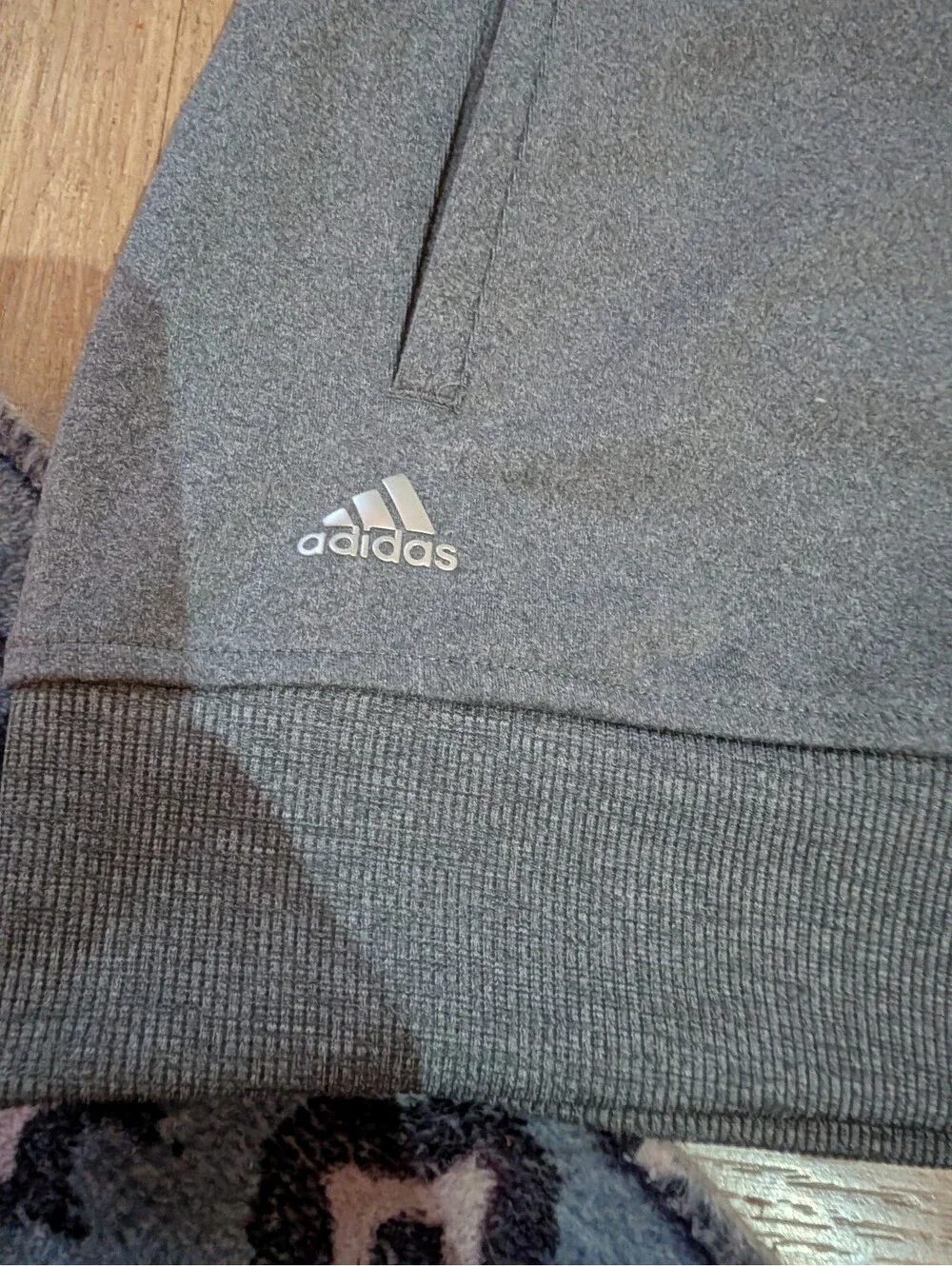 Adidas Golf Men's Sleeveless Full-Zip Vest Medium Gray